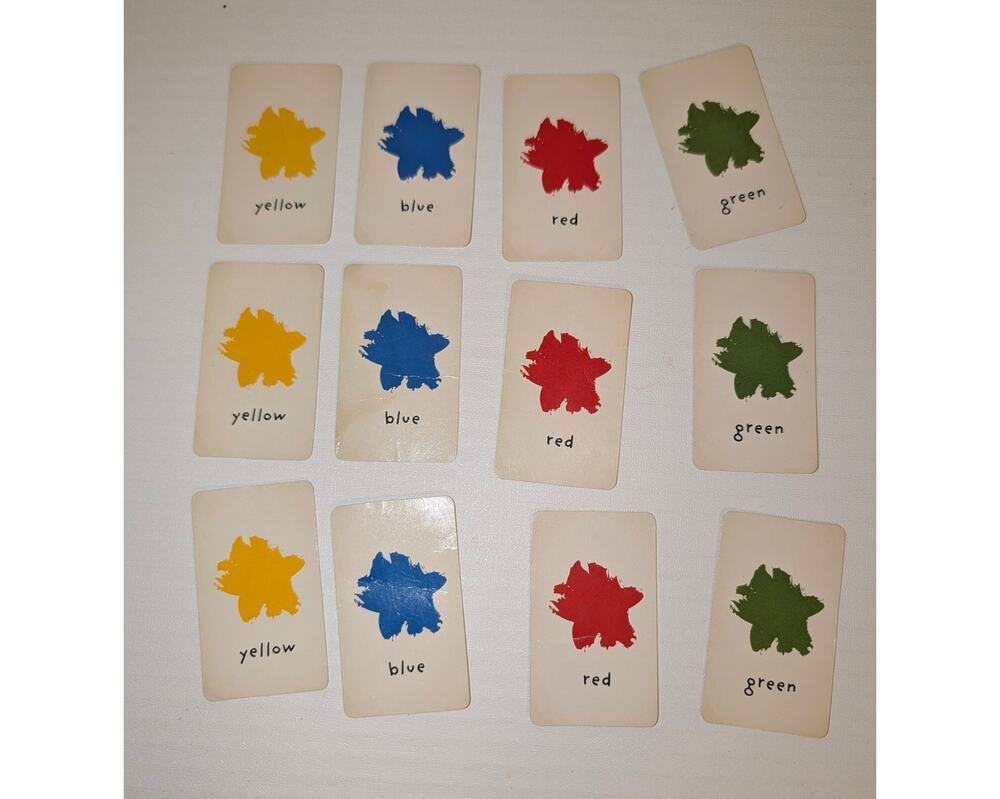 Cranium Cariboo Lot of 12 Replacement Color Cards